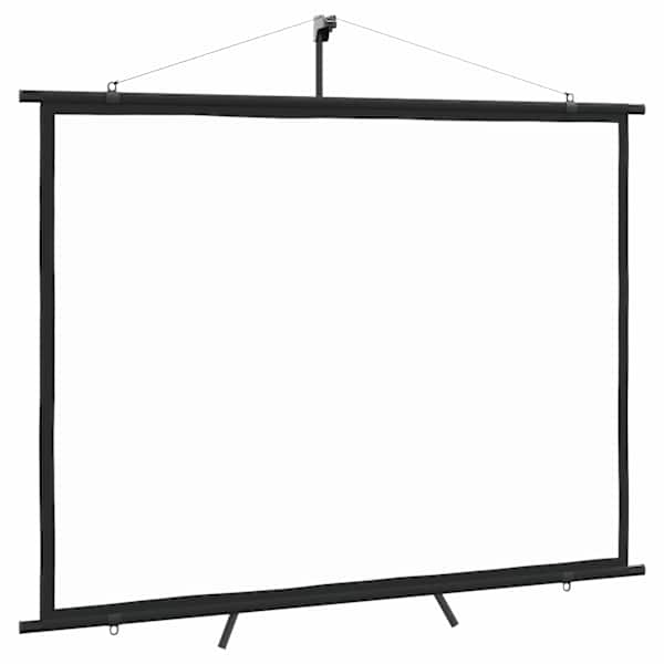 vidaXL projektori ekraan statiiviga, 84" 4:3
