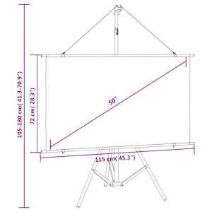 Projekční plátno se stativem 50" 16 : 9 - obrázek 9