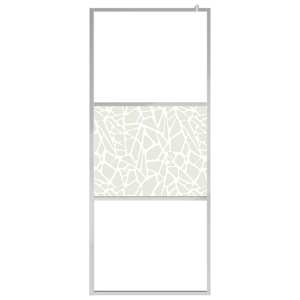 Zástěna do průchozí sprchy ESG sklo design s kameny 90 x 195 cm - obrázek 3