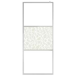 Zástěna do průchozí sprchy ESG sklo design s kameny 100x195 cm - obrázek 3