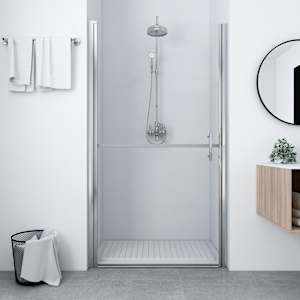 Vrata za tuš kaljeno steklo 81x195 cm