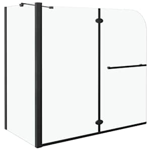Skládací sprchový kout ESG 120 x 68 x 130 cm černý - obrázek 2