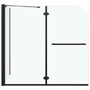 Skládací sprchový kout ESG 120 x 68 x 130 cm černý - obrázek 3
