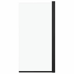 vidaXL du&scaron;inurk, ESG, 68 x 130 cm, must