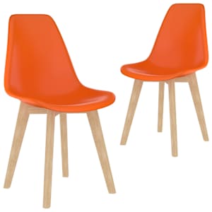 3dílný jídelní set oranžový - obrázek 4