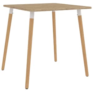 vidaXL Valgomojo komplektas, 5 dalių, geltonos spalvos (287241+289117)