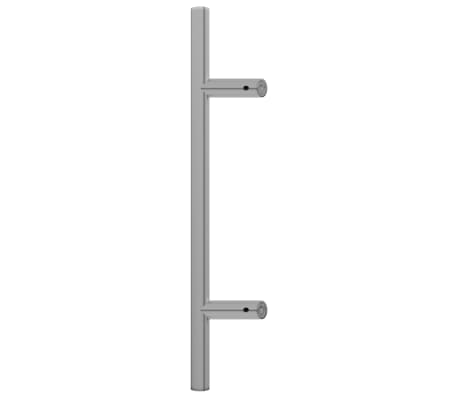 vidaXL Door Bar 500 mm Stainless Steel