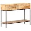 vidaXL konsoollaud 100 x 35 x 76 cm toekast mangopuidust