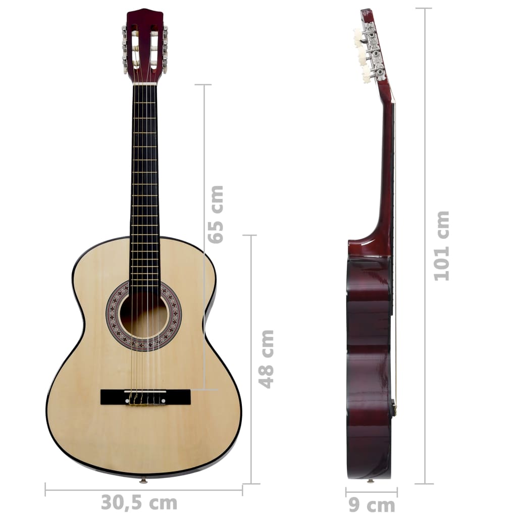 Klasická kytara pro začátečníky s obalem 4/4 39'' - obrázek 14