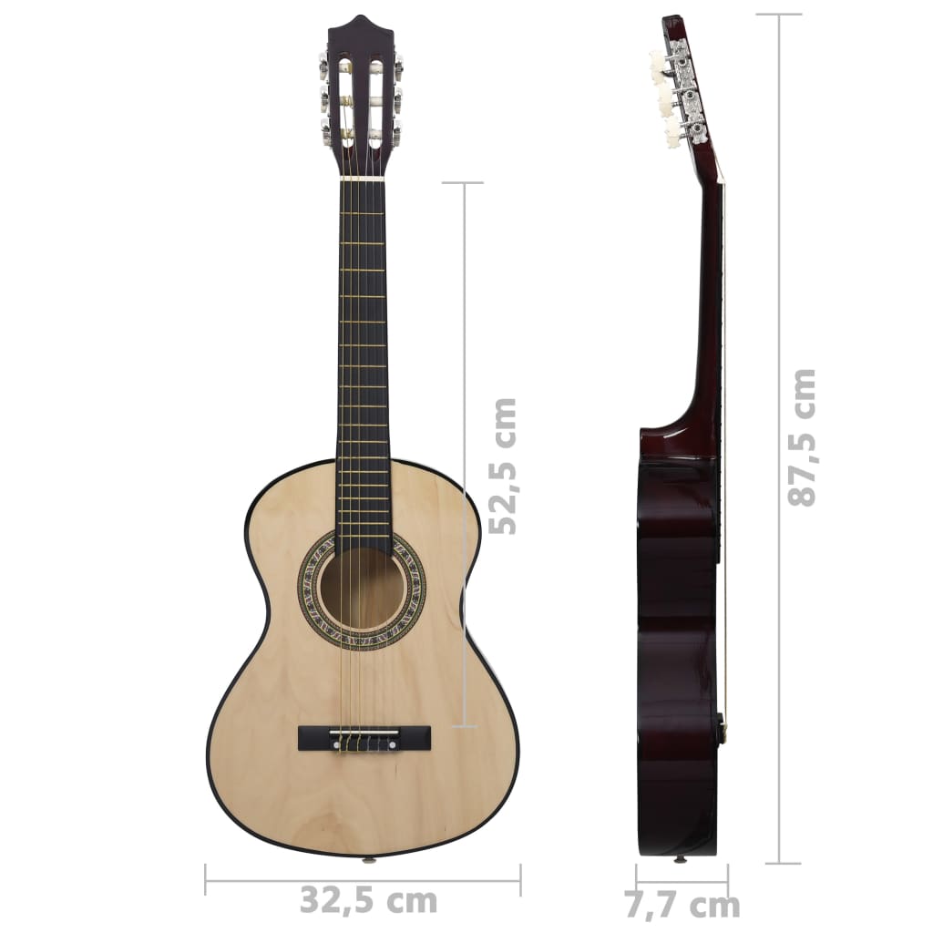 Klasická kytara pro začátečníky a děti s obalem 1/2 34'' - obrázek 14