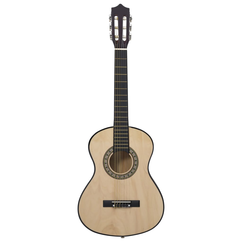 Alternativ bild 2 för VidaXl Ljus Gitarr För Nybörjare Och Barn Med Fodral Klassisk 1/2 34"
