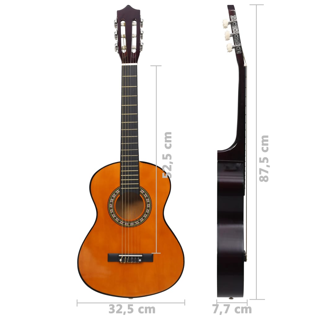 Klasická kytara pro začátečníky a děti s obalem 1/2 34'' - obrázek 14