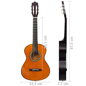 Klasická kytara pro začátečníky a děti s obalem 1/2 34'' - obrázek 14