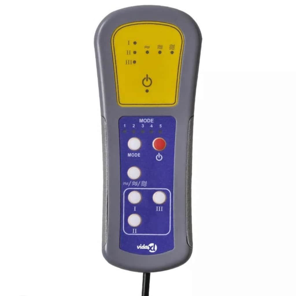 vidaXL Massagesessel Schwarz Kunstleder – Bild 8