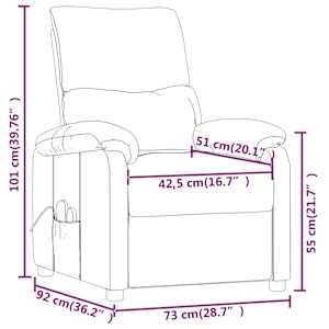 Masážní křeslo světle šedé textil - obrázek 11