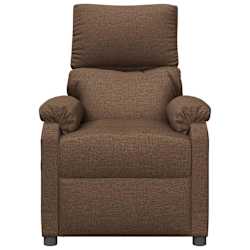 vidaXL Massagesessel Braun Stoff