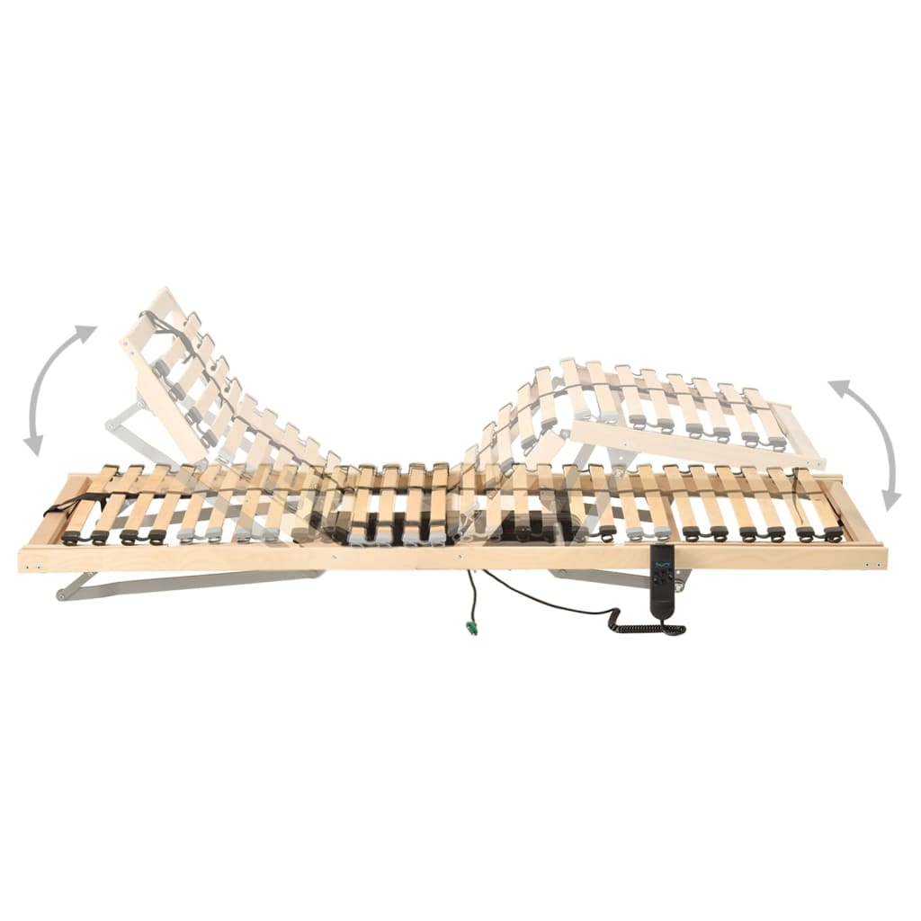 vidaXL 7 zónás 28 léces elektromos ágyrács 90 x 200 cm