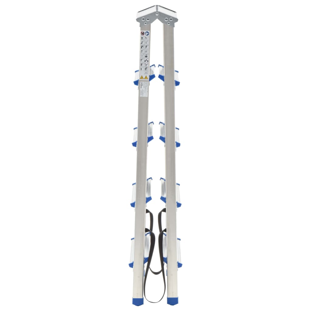 5 fokos kétoldalas alumínium létra 113 cm 