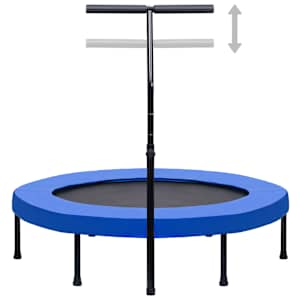 Fitness trampolína s rukojetí a bezpečnostní podložkou 122 cm - obrázek 2
