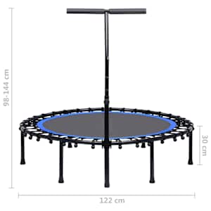 Fitness trampolína s rukojetí 122 cm - obrázek 7