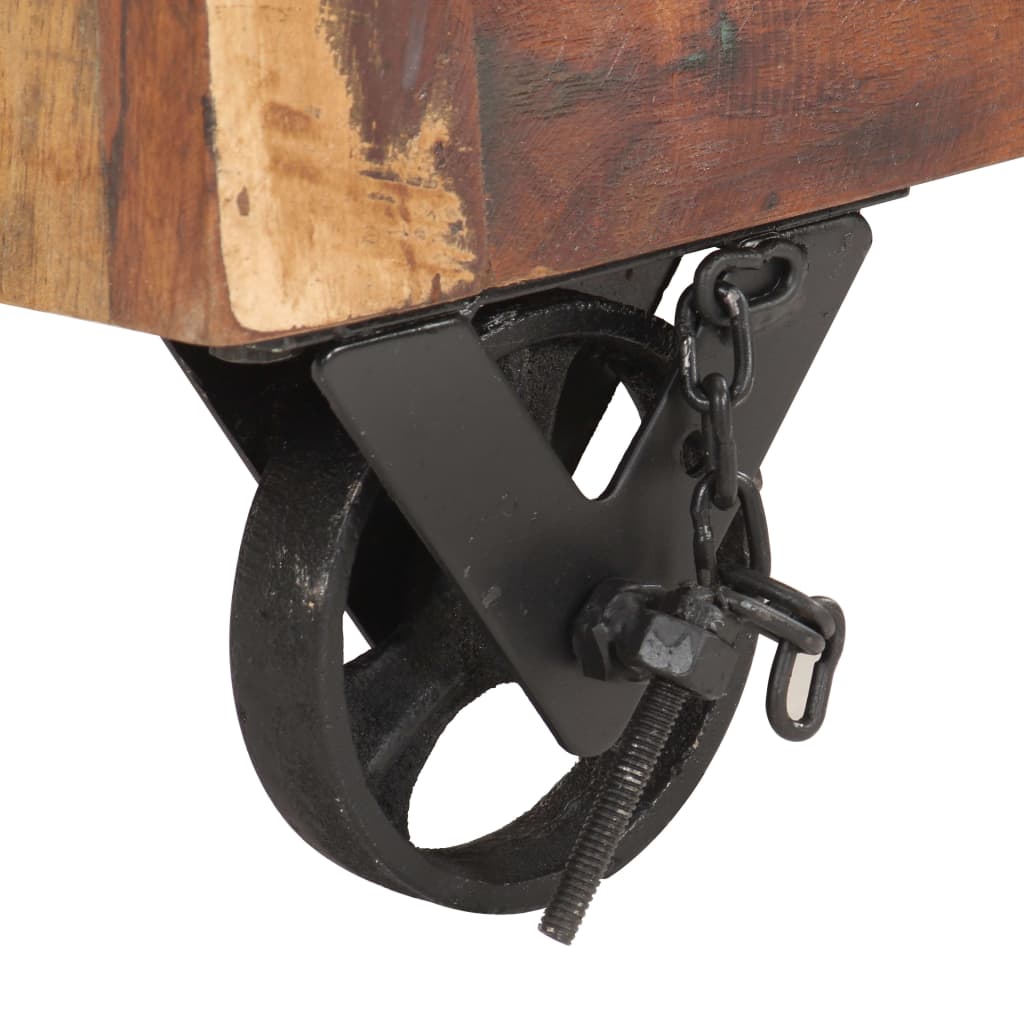 Servantă, 80 x 30 x 70 cm, lemn masiv reciclat