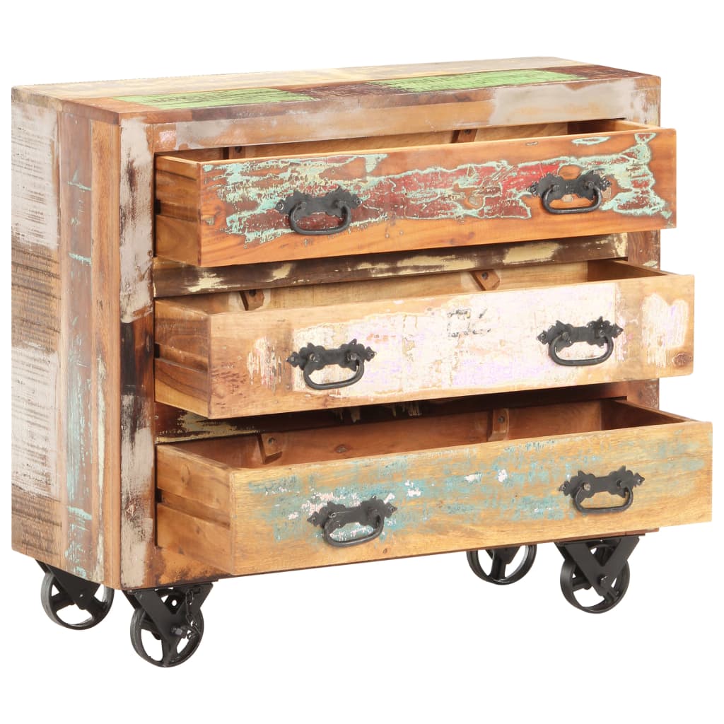 

vidaXL Dressoir 80x30x70 cm massief gerecycled hout