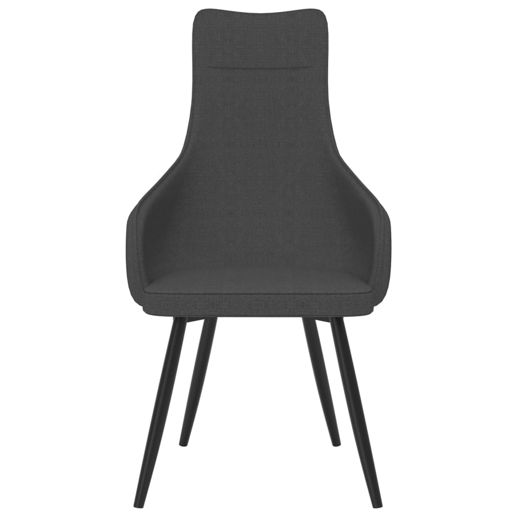 

vidaXL Fauteuil stof donkergrijs