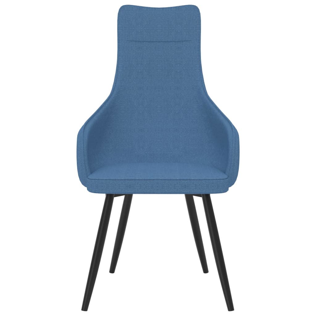 vidaXL Fauteuil stof blauw