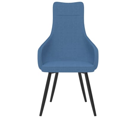 vidaXL Fauteuil stof blauw