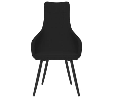 vidaXL Chaise de canapé Noir Tissu
