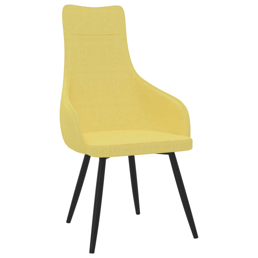 232822 Poltrona Giallo Senape in Tessuto Arredamento Sedie P