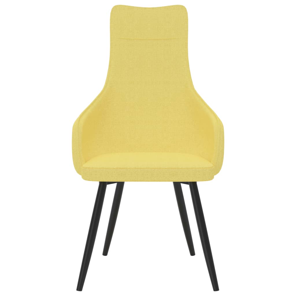 vidaXL Chaise de canapé Jaune moutarde Tissu