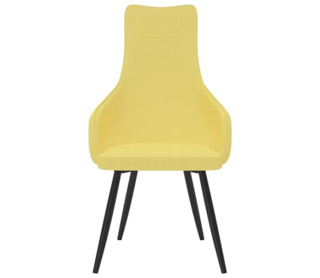 vidaXL Chaise de canapé Jaune moutarde Tissu