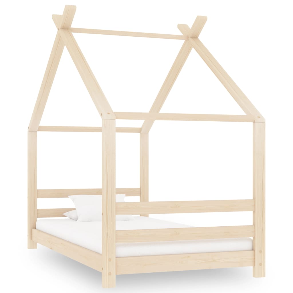 vidaXL Cadru de pat pentru copii, 80 x 160 cm, lemn masiv de pin vidaxl.ro
