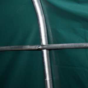 Mobilní přístřešek pro zvířata PVC 550 g/m² 3,3x8 m tm. zelený - obrázek 6