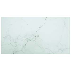 Mizna plošča bela 120x65 cm 8 mm kaljeno steklo z marmorjem