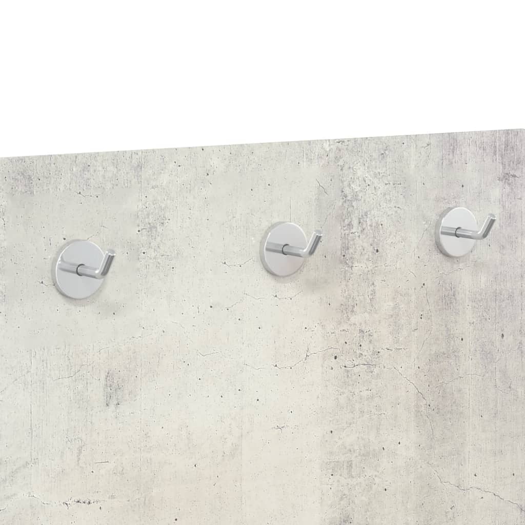vidaXL Cuier de perete 125x50 cm, perete piatră din sticlă securizată
