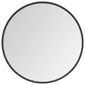 vidaXL seinapeegel, must, 60 cm