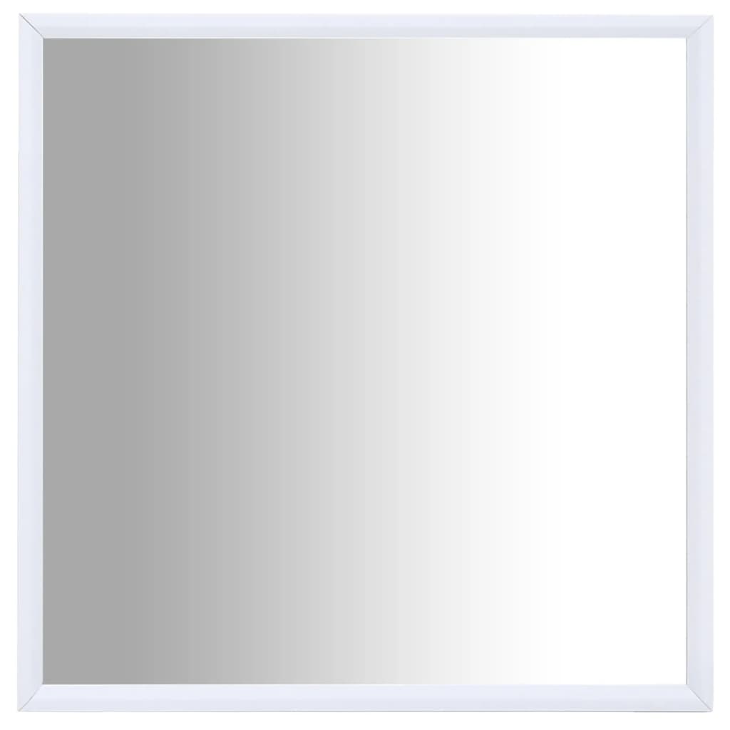 vidaXL OglindÄƒ, alb, 70×70 cm