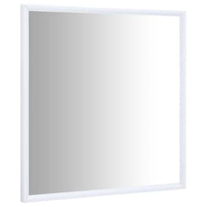 vidaXL Veidrodis, baltos spalvos, 70x70cm