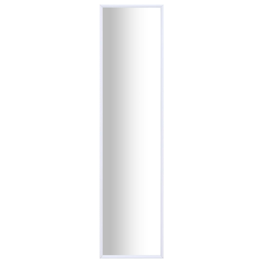vidaXL Oglindă, alb, 120×30 cm 120x30 imagine noua