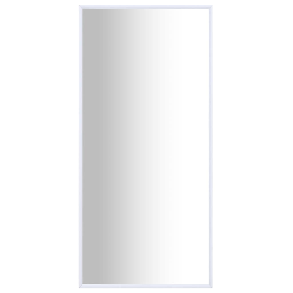 vidaXL Oglindă, alb, 120×60 cm 120x60 imagine noua