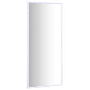 vidaXL Veidrodis, baltos spalvos, 140x60 cm