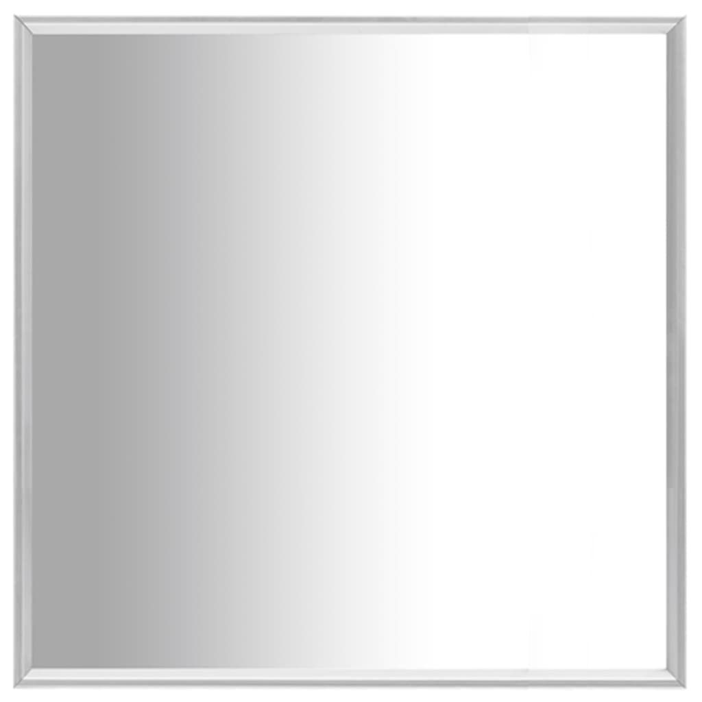 vidaXL Oglindă, argintiu, 50×50 cm vidaXL