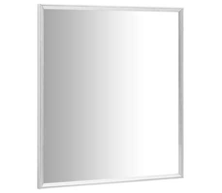 vidaXL Mirror Silver 19.7"x19.7"