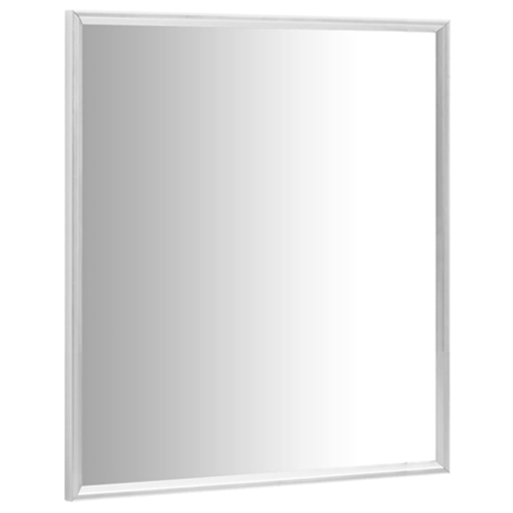 vidaXL Ogledalo srebrno 60 x 60 cm