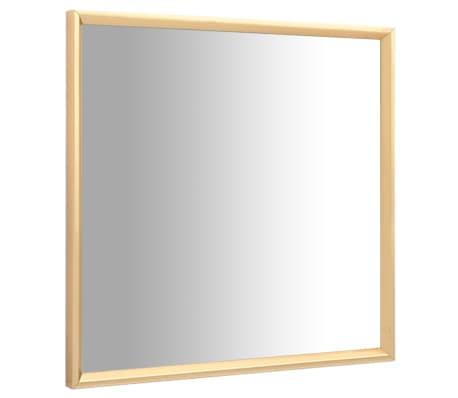 vidaXL Mirror Gold 40x40 cm