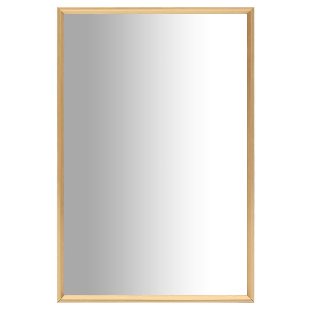 vidaXL Oglindă, auriu, 60x40 cm