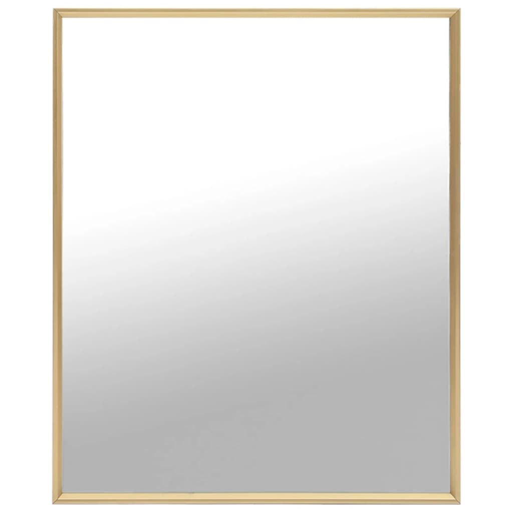  vidaXL Oglindă, auriu , 70x50 cm