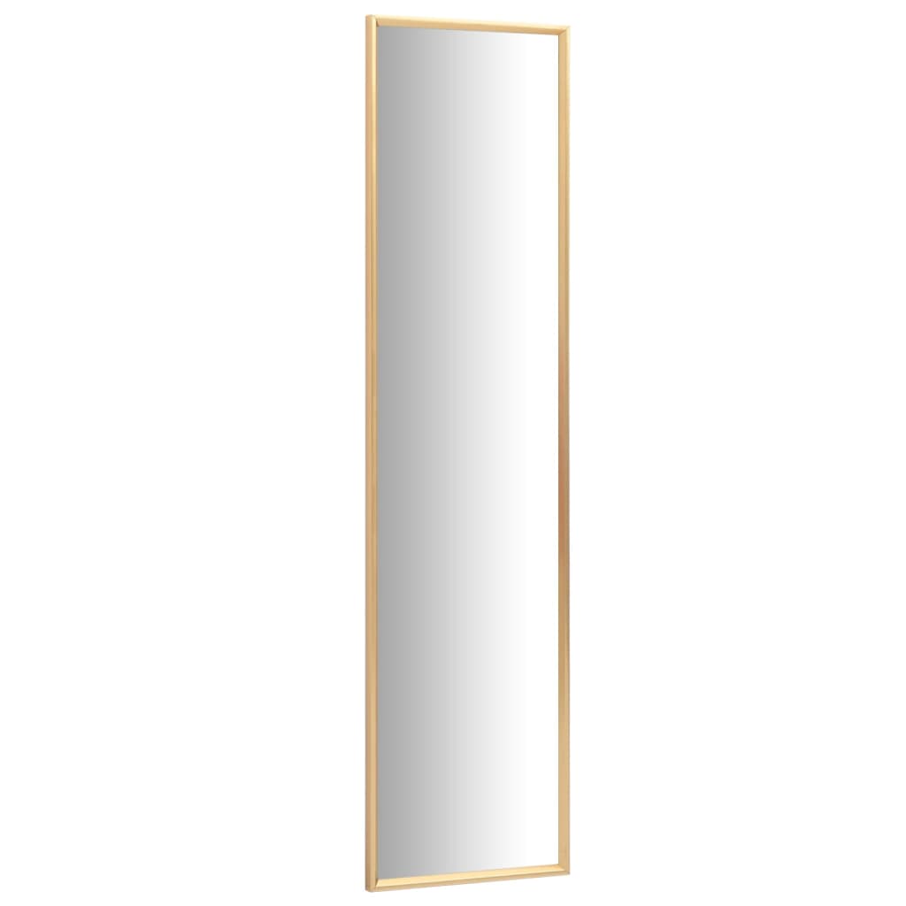 vidaXL Spegel guld 120x30 cm